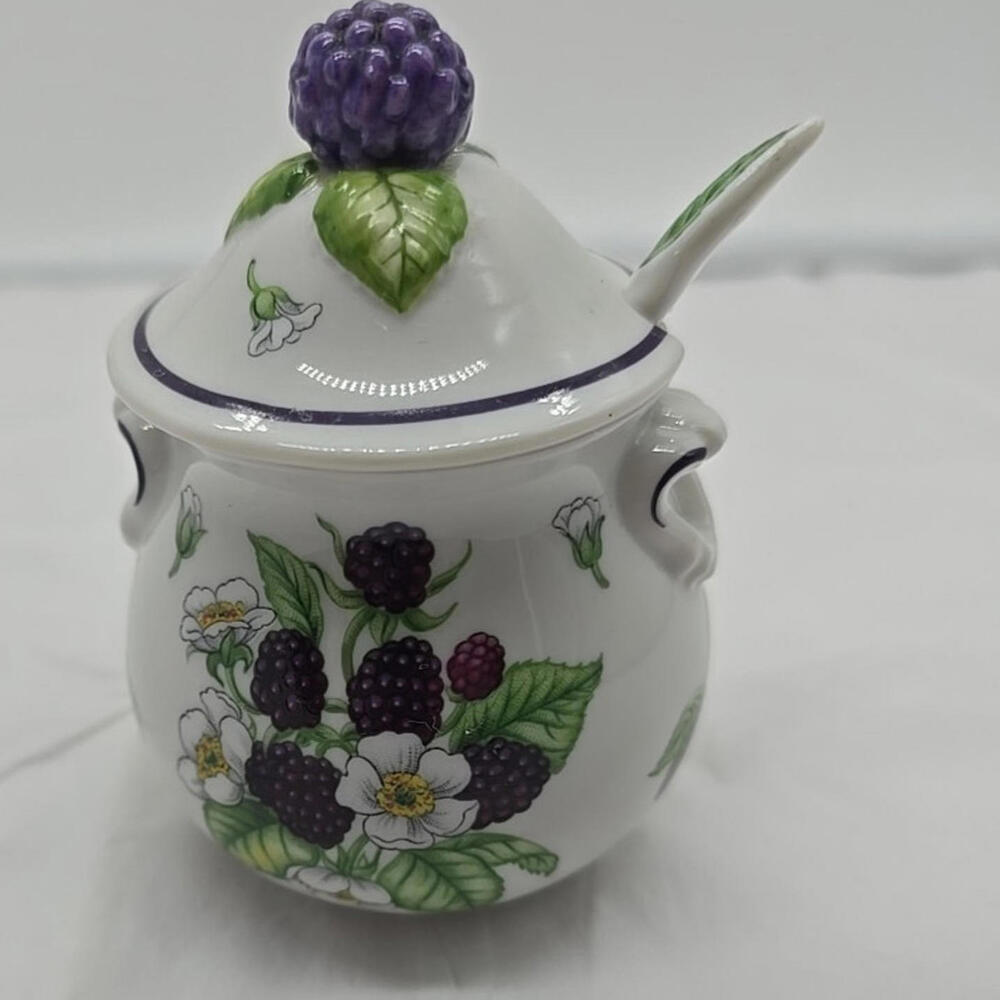 Vintage Lenox Blackberry‎ Orchard Jelly Cup Spoon 1991